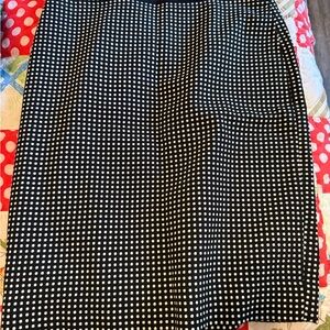 White House Black Market Monochrome Pencil Skirt
